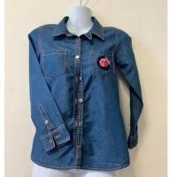 ราคา [เด็ก]cpsเสื้อเชิ้ตแขนยาวสียีนส์ ไซด์8-9 (40154762687)