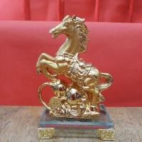 ราคา ม้ามงคล 6นิ้ว ยืนบนน้ำเต้าทอง (1325529358)