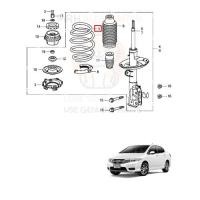 ราคา สปริงโช๊คอัพหน้า Honda CITY 2012-2013 CNG แท้ศูนย์จำนวน 1 คู่ (48552487960)