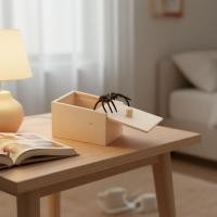 ราคา กล่องไม้แกล้งเพื่อนรูปแมงมุม - ของเล่นไม้แกล้งสนุก (55055950114)