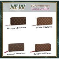 ราคา [สอบถามก่อนกดซื้อ]​ แท้​ LV Clemence​ Long wallet ลาย Mono/Damier (15354850022)
