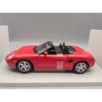 ราคา [สต๊อกพร้อม] UT 1/18 Porsche Boxster 1996 Cabriolet (สีแดง) (ตัวรถมีผื่นญาติ เชื่อฟัง ลอกสีสะท้อนแสงขวา (ดูรูป 9))) สภาพรถโดยรวมเป็นโมเดลจําลองของรถเป็นรถเป็น (56205255935)