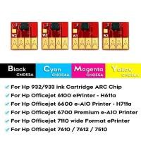 ราคา Hp932 ชิปถาวรสำหรับตลับหมึก 932xl 933xl สำหรับ HP 932 933 Officejet 6100 6600 6700 7110 7610 7612 75 (44851265327)