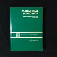 ราคา Managerial Economics: Analysis and Strategy (3rd Edition) / Evan J. Douglas มือสอง (20672515347)