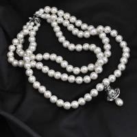 ราคา Westwood Vivienne สามชั้นสร้อยคอไข่มุกสามชั้นสำหรับผู้หญิง (24783587771)