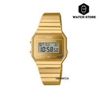 ราคา CASIO VINTAGE นาฬิกาข้อมือ รุ่น A700WEVG-9A ของแท้ ประกันศูนย์ 1 ปี (50454836749)