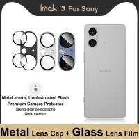 ราคา [ ฝาปิดเลนส์โลหะ + ฟิล์มเลนส์กระจก ] iMak สําหรับ Sony Xperia 5 V ฟิล์มเลนส์กล้อง HD กระจกนิรภัยป้องกันหน้าจอ (25897501750)