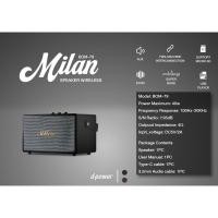 ราคา ลำโพงบลูทูธMILAN รุ่น BOM79 แท้ % สไตล์เรโทร กำลังขับ 40W รองรับไมโครโฟน (ของแท้100%) (24676870973)