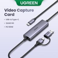 ราคา Ugreen USB-A/Type-C การ ์ ดจับภาพวิดีโอ PD100W อลูมิเนียมอัลลอยด ์ QHD จอแสดงผลสําหรับ Steam Deck/Switch/Phone/Tablet/PC (27500494008)
