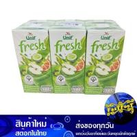 ราคา น้ำผักผลไม้รวม ผสมผักใบเขียว40% 180 มล (6กล่อง) ยูนิฟ Unif Mixed Vegetable And Fruit Juice Mixed With 40% Green Leafy Ve (24966254781)