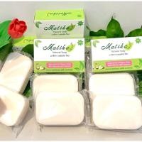 ราคา Matika Natural Soap : ชุด 6 ก้อน สบู่มาติกาสูตร ข้าวกล้องงอก กลูต้าไธโอนและคอลลาเจน เพื่อผิวกระจ่างใสเนียนนุ่ม ชุ่มชื้น (25863116677)