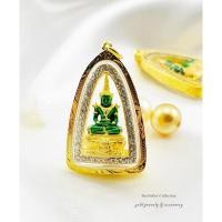 ราคา จี้พระแก้วมรกตล้อมเพชรสวิส (29060042398)