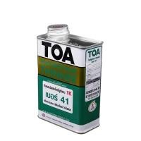 ราคา TOA Thinner No.41 ทินเนอร์ทีโอเอ เบอร์ 41 ผสมยูริเทน 1 ส่วน ขนาด1/4 แกลลอน 97798 (22961418893)