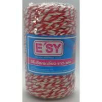 ราคา E'SY อีซี่ เชือกเกลียว ขาว-แดง เชือก ขาว-แดง ยาว 25 เมตร (2493257439)