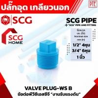 ราคา ปลั๊กอุด ปลั๊กอุดเกลียวนอก pvc SCG ขนาด 1/2" 3/4" 1" (5159819827)