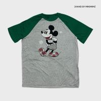 ราคา เสื้อยืดคอกลม Mickey Mouse Disney มือสอง (40657490704)