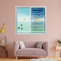 ราคา Ghouse Online WELLINGTAN (LIKE) หน้าต่างอะลูมิเนียมพร้อมเหล็กดัด บานเลื่อน SS 120x110ซม. (คลาสสิค-องุ่น) พร้อมมุ้ง (43861143289)