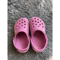 ราคา crocs รองเท้ามือสองเด็ก สภาพดี ขนาด 14 ซม. สีชมพู เด็ก 2-3 ขวบสามารถใส่ได้ (12475168627)