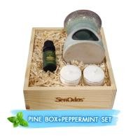 ราคา น้ำมันหอมระเหยแท้ กลิ่นเปปเปอร์มิ้นต์ 10 ml. + เตาเผา เซรามิค เนื้อศิลาดล สีเขียวหยก ใน กล่องไม้สน นำเข้าจากนิวซีแลนด์ (541231486)