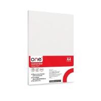 ราคา ONE กระดาษการ์ดสี A4 285 แกรม No.01 สีครีมมุก แพ็ค 4 แผ่น (3056401535)