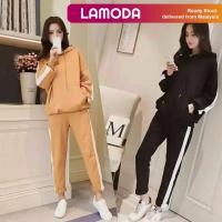 ราคา [S-2XL][Lamoda]DAHYEON FASHION HOODIE SET (48406127383)