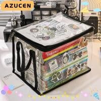 ราคา อาซูเซน กระเป๋าพับ,จับถุงเก็บหนังสือการ์ตูนโปร่งใส,แบบพกพาวางซ้อนกันได้ซิปฝุ่นหลักฐานกระเป๋านักเรียน (41123649013)