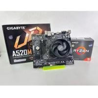 ราคา มัดรวม Ryzen 5 5600 + Gigabyte A520M K V2 ครบกล่อง ประกันศูนย์ (29587213175)