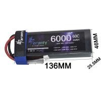 ราคา Δ 1 / 2Pcs Teranty 2S Lipo แบตเตอรี่ 6000Mah 7.4V 60C สำหรับยานพาหนะ RC (24887759547)
