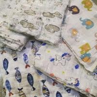 ราคา ผ้ามัสลิน คอตตอน 100% ผ้าอ้อม ผ้าห่อตัวเด็ก (5620696016)