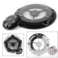 ราคา Black Chrome Motorcycle Accessories RSD Derby Timing Timer Cover For Harley Road King Electra Glide (53353835623)
