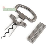 ราคา Vintage ขวดไวน์เปิดสองง่าม Cork Puller Extractor สําหรับเก่าเปราะบาง Vintage Corkscrew Sommelier Watter เครื่องมือ (26444253725)