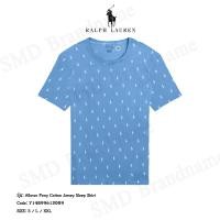 ราคา Polo Ralph Lauren เสื้อยืดคอกลมผู้ชาย รุ่น Allover Pony Cotton Jersey Sleep Shirt Code: 714899612009 (27390311910)