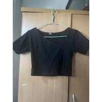 ราคา เสื้อครอปแฟชั่น สีดำ (23611151214)
