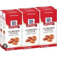 ราคา แม็คคอร์มิค MCCORMICK IMITATION ALMOND EXTRACT กลิ่นผสมอาหารกลิ่นอัลมอนด์ขนาด29มล (25766646926)