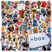 ราคา 110Pcs Zootopia 2 สติ๊กเกอร์ พร้อมกล่อง Judy Hopps Nick Wilde sticker ตกแต่งสมุดโน้ต ของขวัญเด็ก (46601168578)