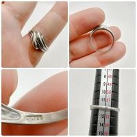 ราคา แหวนเงินแท้ ไซส์ 52 งานญี่ปุ่นมือสอง (41922578273)