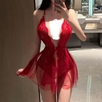 ราคา ชุดนอนเซ็กซี่ชุดบอดี้สูทลูกไม้ซีทรูพร้อมกระโปรงเทียมแหวกเป้ากระโปรงชีฟองเลดี้ไลค์เซ็กซี่ (44461267940)