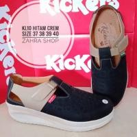 ราคา [KL10 BLACK CREAM] รองเท้า Kickers ใหม่ล่าสุด (5082689110)