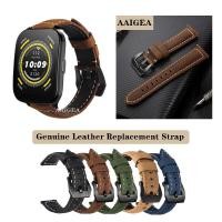 ราคา 20 มม.22 มม.ใหม่ Crazy Horses Cowhide สายหนังสําหรับ Huami Amazfit Bip 6/5 Bip3 Pro GTS 2 3 4 mini Quick Release Band (23152989507)
