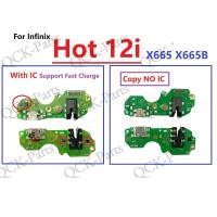 ราคา พร้อม IC สําหรับ Infinix Hot 12i USB Dock Charger พอร์ต Flex สายชาร์จ Flex สําหรับ Hot12i X665 X665B เปลี่ยน Part (24376717375)