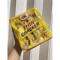 ราคา THIN CRACKER ขนมปังกรอบรสชีส ตรา OK ขนาด 256 กรัม (28180750541)