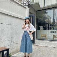 ราคา Choosedress A0474 กระโปรงมูจิเขียว (4984093291)