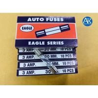 ราคา FUSE (1กล่อง)ฟิวส์แก้ว ฟิวหลอดแก้ว 3 A ยี่ห้อ EAGLE 6x30MM ขนาด 6MM ยาว 30MM 250VAC กล่องละ 10 ตัว ฟิวส์หลอดแก้ว (20337865657)