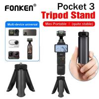 ราคา Fonken สําหรับ Dji Osmo Pocket 3 ขาตั้งกล้องขนาดเล็กแบบพกพาซิลิโคนลื่นขาตั้งกล้องสําหรับ Go Pro โทรศัพท์ Vlog การถ่ายภาพกล้องอุปกรณ์เสริม (40202428744)