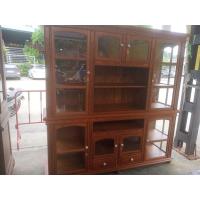 ราคา ตู้กระจกไม้สักโบราณสวยแบบเก่า (42114172828)