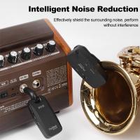 ราคา Lusicbase-PH IUPPA แซ็กโซโฟนเครื่องดนตรีไร้สายรถกระบะไมโครโฟนมืออาชีพ UHF Mic Receiver & System (50102241959)