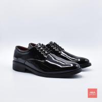 ราคา [เก็บโค้ด DDX30T134 ลดอีก20%] Baoji Lace Patent Leather 3467 รองเท้าหนังแก้ว คัชชู ผู้ชาย (5215661843)