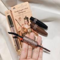 ราคา ดำ+น้ำตาลมาสคาร่า GINA​ GLAM DOUBLE DENSE PLAY COLOR MASCARA No.G02มาสคาร่า2สีในแท่งเดียว (9851450026)