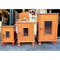 ราคา กล่องรับบริจาค ตู้รับบริจาค ไม้ size เล็ก กลาง ใหญ่ มี 3 ขนาดพร้อมส่ง ตู้บริจาค (6553312511)