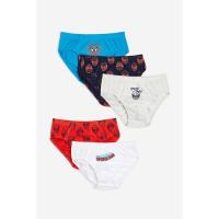 ราคา H&M(เอชแอนด์เอ็ม) กางเกงในบ็อกเซอร์พิมพ์ลายแพ็ก 5 ตัว Boys 5-pack printed boys’ briefs 0962863_8 (26623970241)
